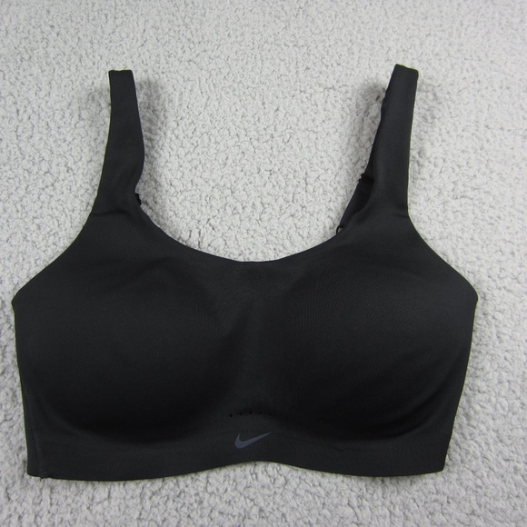 Nike DRI-FIT Sport Bra womens XS Black Stretchy Comfy Gym‎ Yoga Run Comfy - Picture 1 of 16